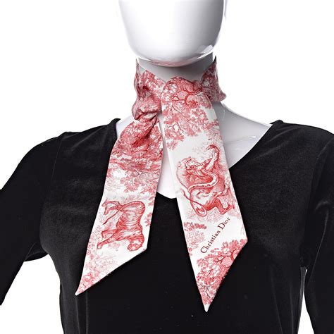 dior toile de jouy mitzah scarf|Mitzah toile de jouy silk scarf Dior Multicolour in Silk .